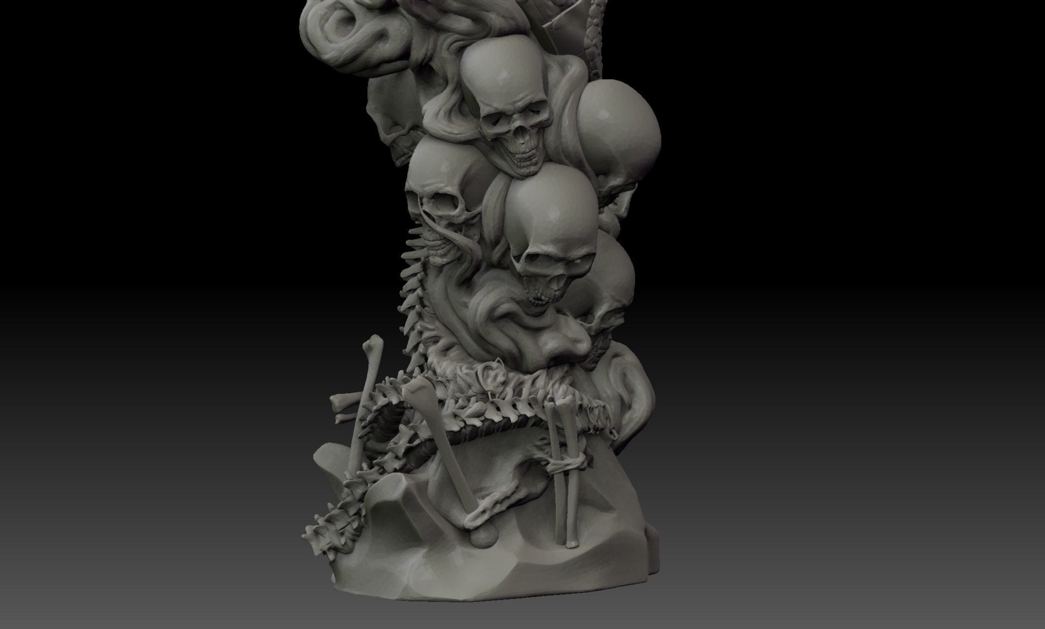 Scorpion Bust - Motal Kombat 3D print model_4