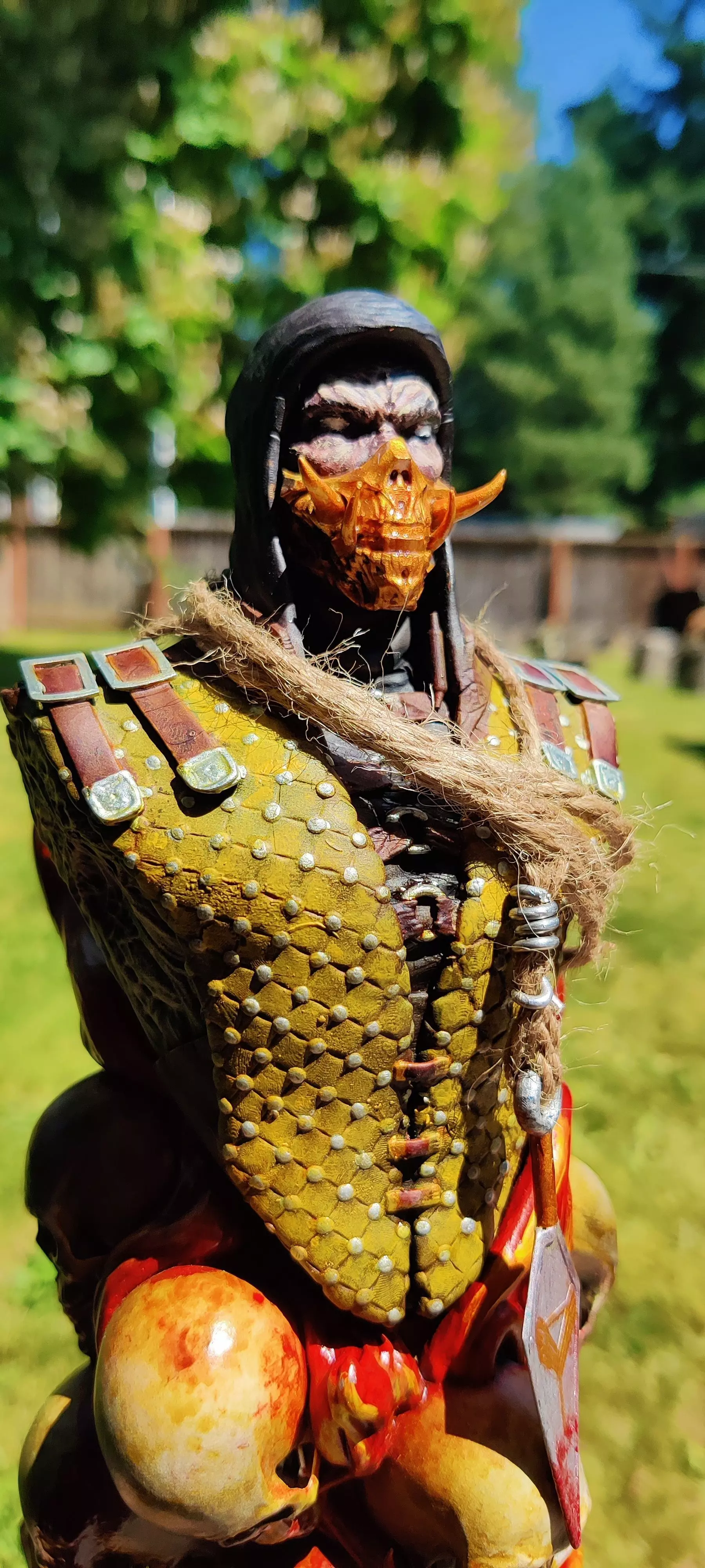 Scorpion Bust - Motal Kombat 3D print model_0