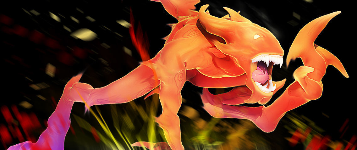 Fire Sprite Demon Fire Rigged for Poser and Daz3d 3D model_1