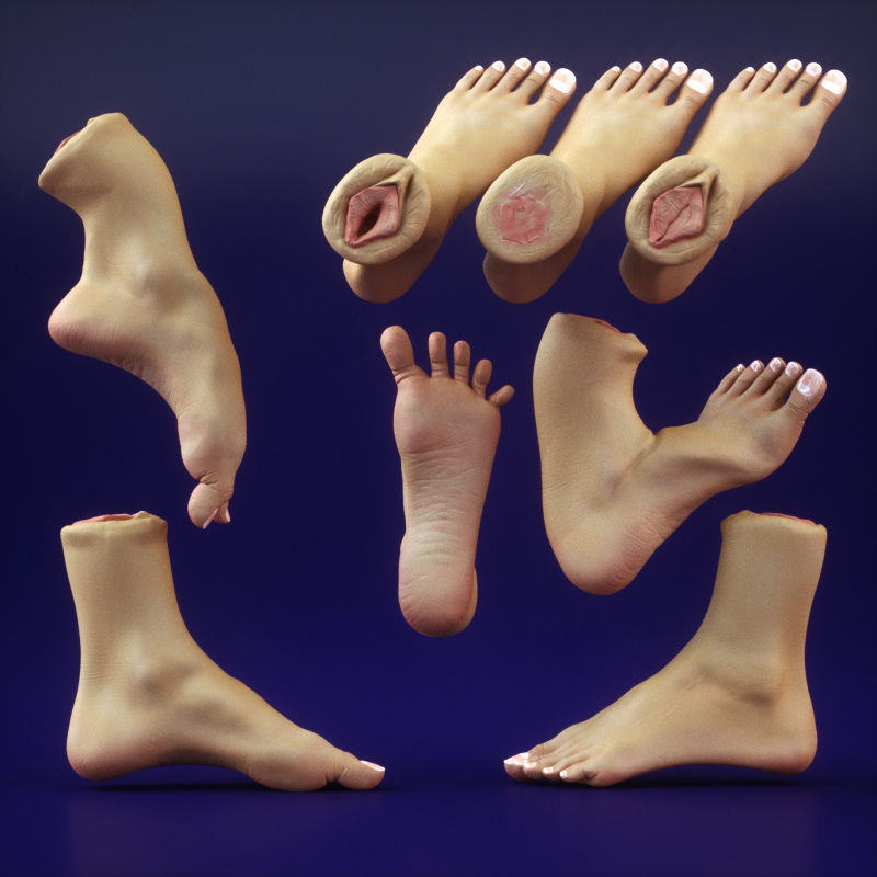 Voot for Poser and Daz 3D model_1