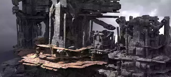 Advanced Alien Ancient Civilization Ship architecture 7