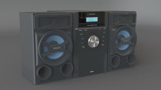  Sony MHC-EC69i Hi Fi Stereo 3D model