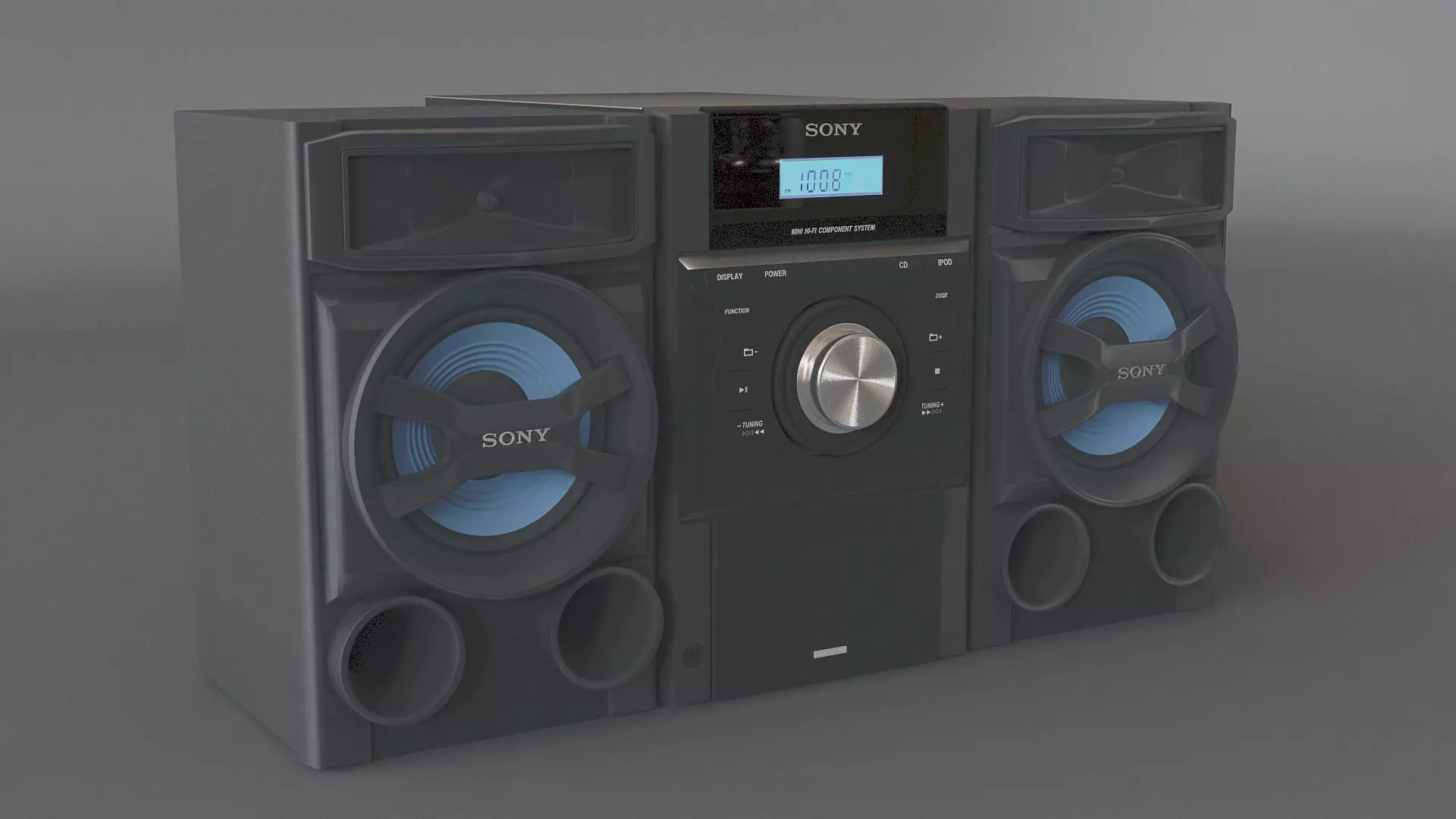 Sony MHC-EC69i Hi Fi Stereo 3D model