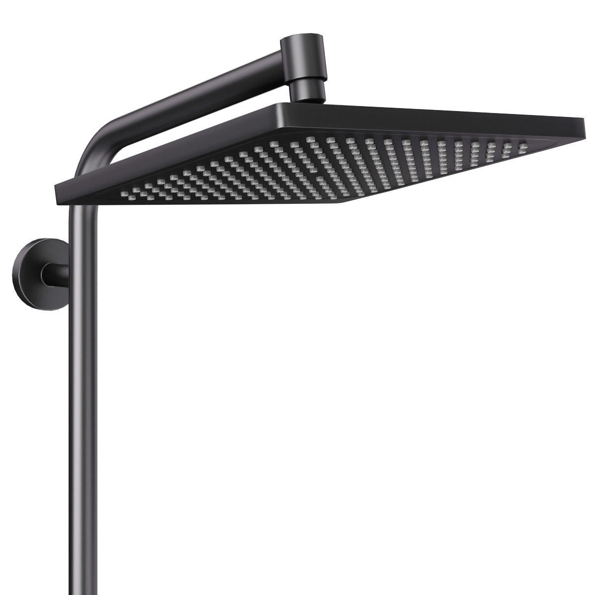 Faucets and shower systems Hansgrohe black set 167 3D model_12