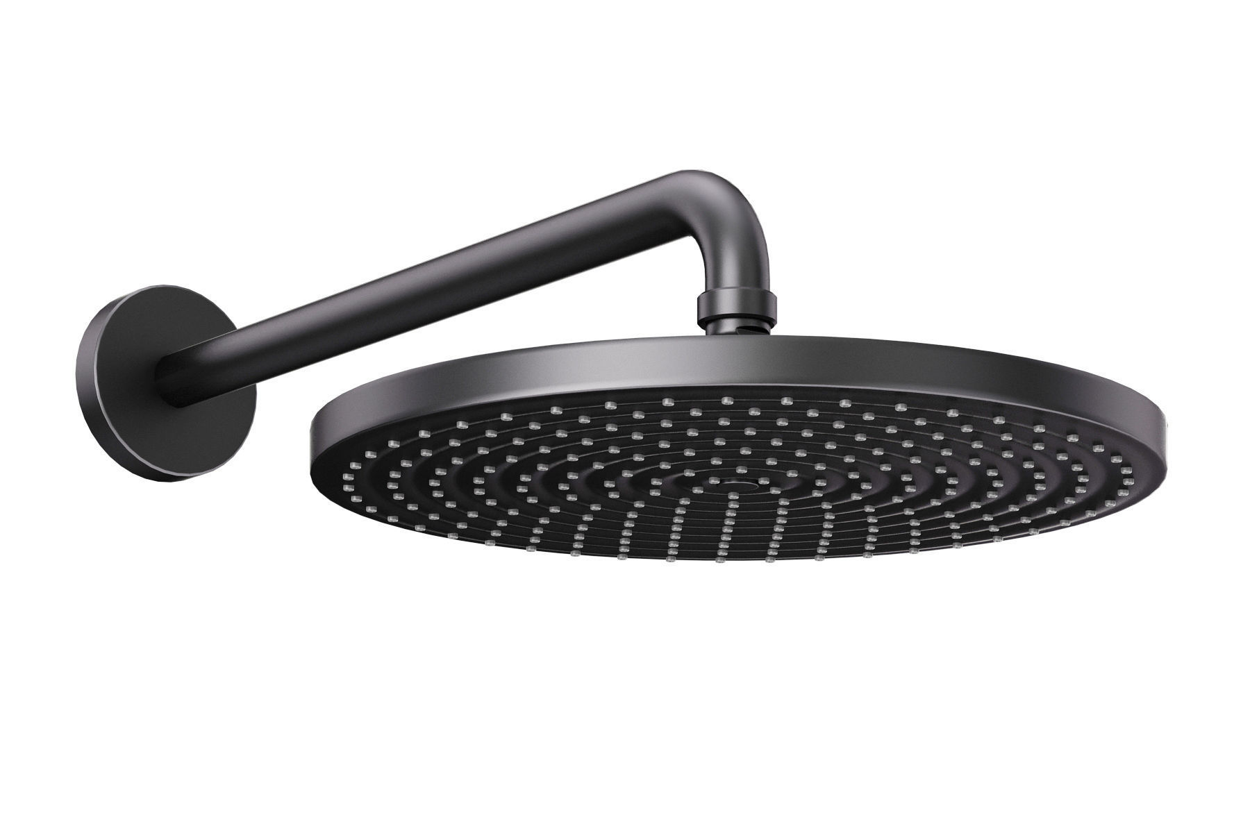 Faucets and shower systems Hansgrohe black set 167 3D model_17