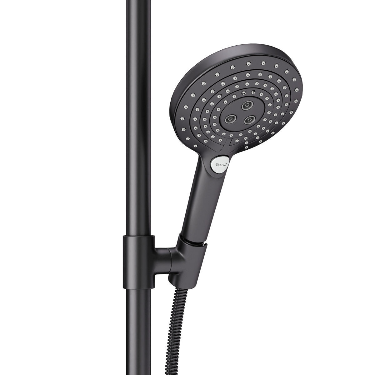 Faucets and shower systems Hansgrohe black set 169 3D model_13