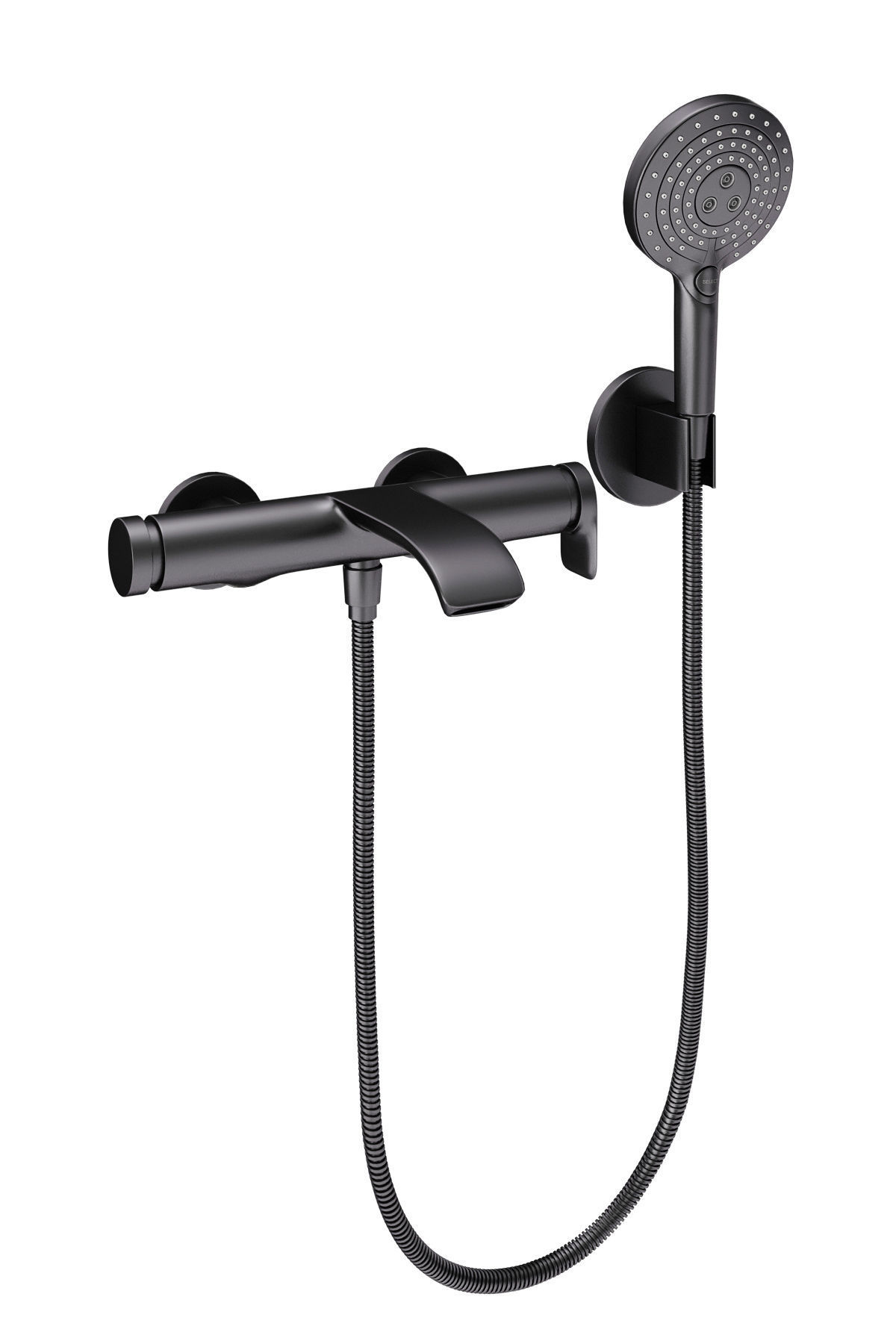 Faucets and shower systems Hansgrohe black set 169 3D model_19