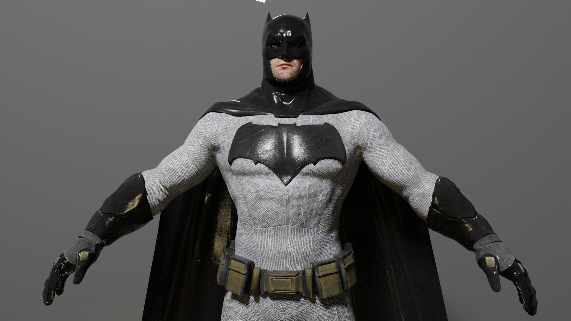 Ben Affleck Batman 3D model_1
