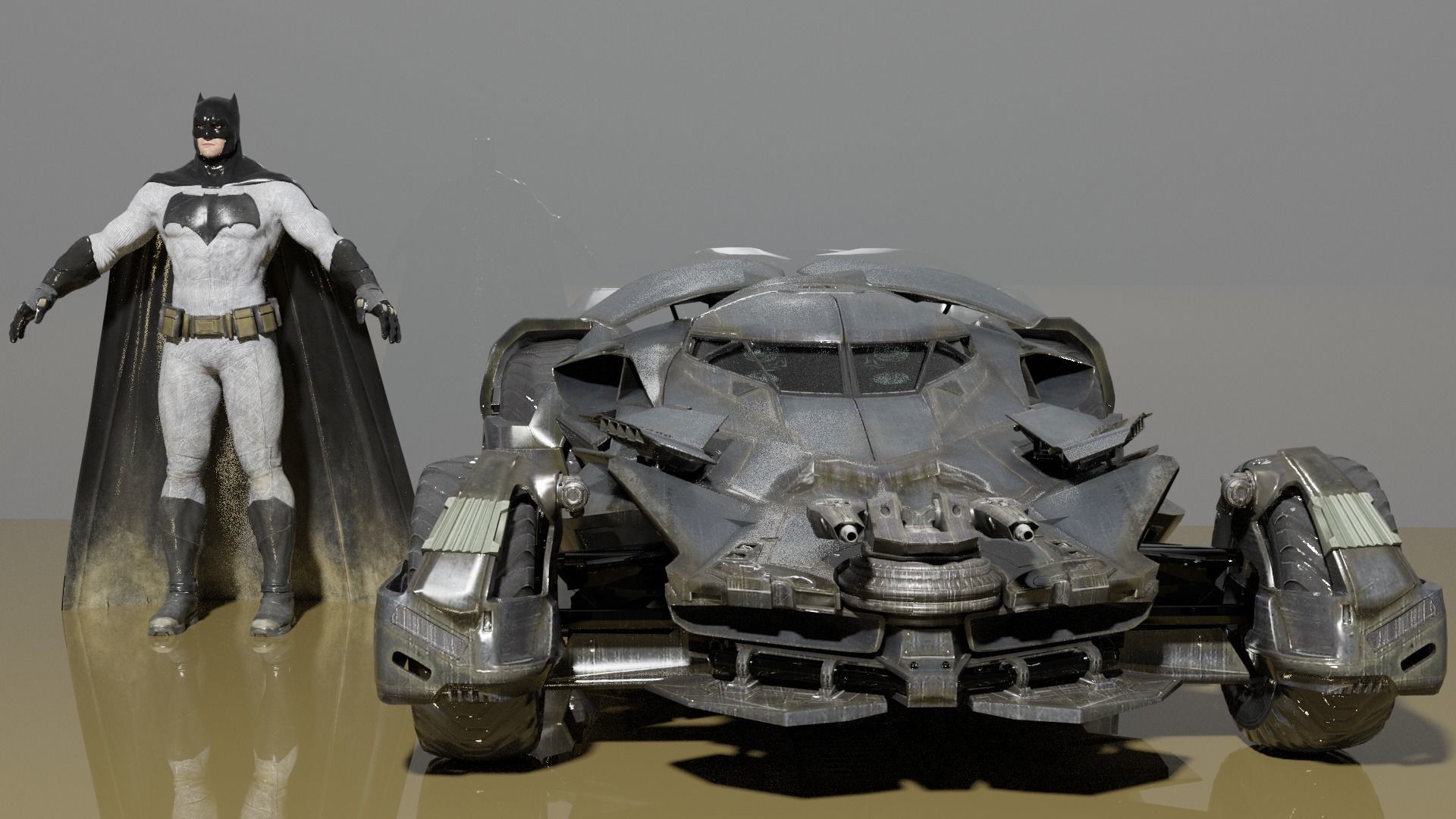 Ben Affleck Batman 3D model_4