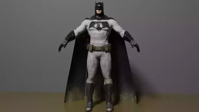 Ben Affleck Batman 3D model