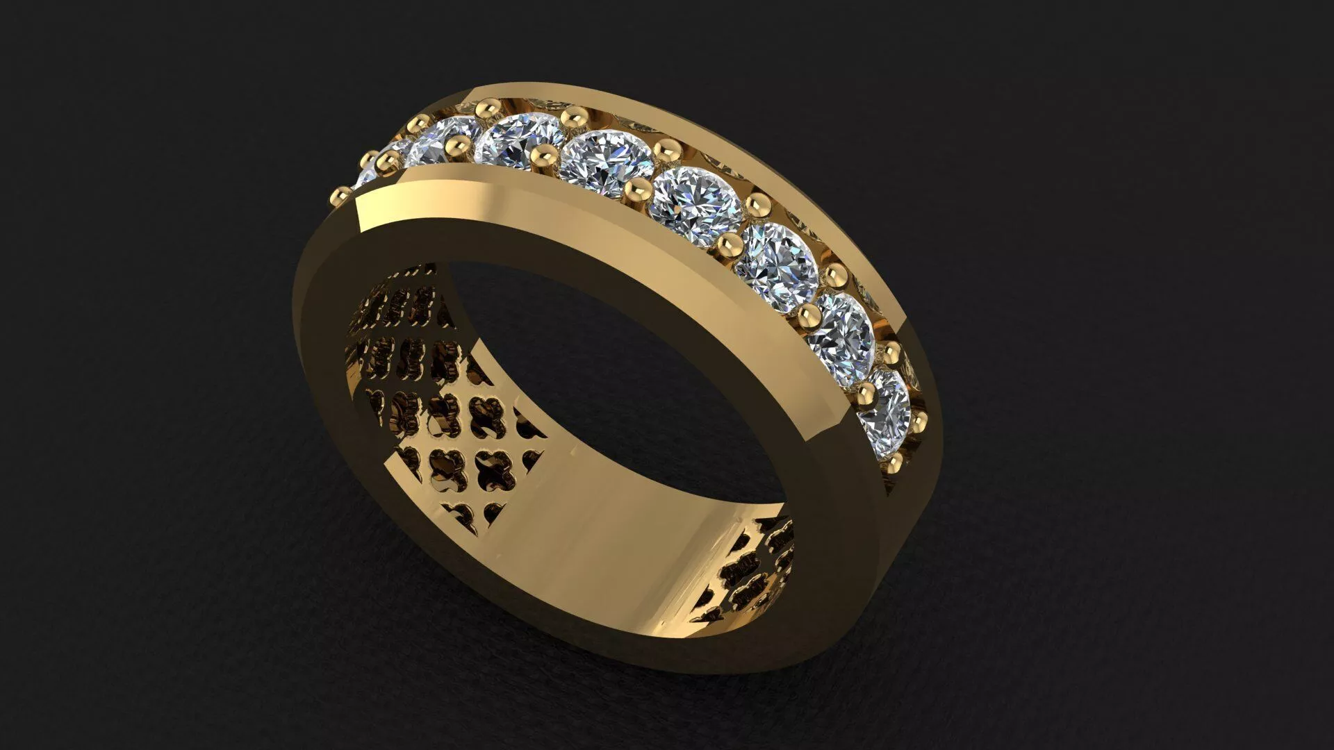 1row mens band 3D print model
