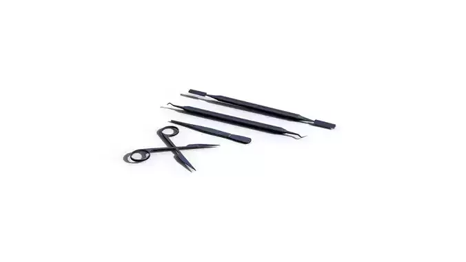 Surgical Instrument Low-poly 3D model