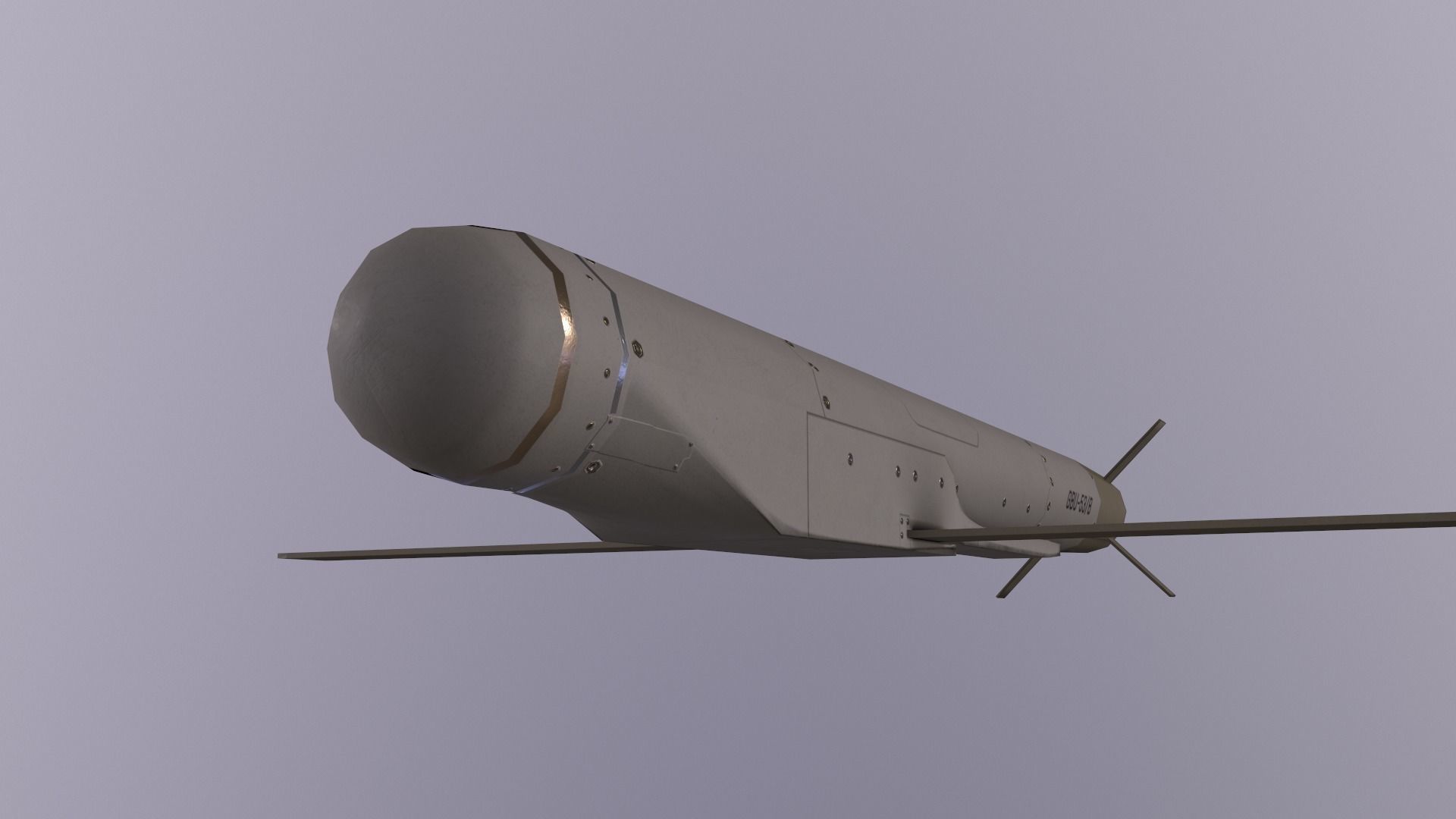 GBU-53 StormBreaker Small Diameter Bomb II Low-poly 3D model_4