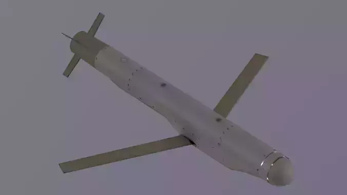 GBU-53 StormBreaker Small Diameter Bomb II Low-poly 3D model