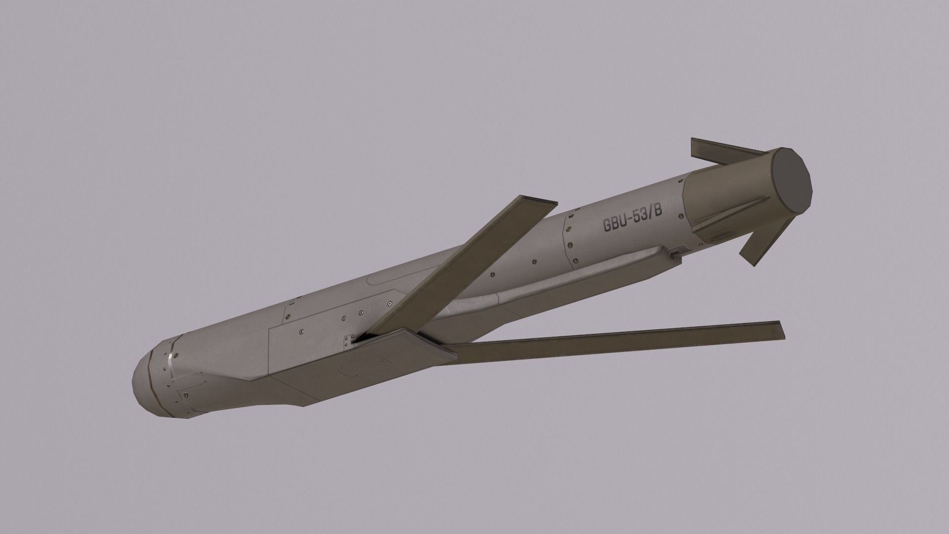 GBU-53 StormBreaker Small Diameter Bomb II Low-poly 3D model_3