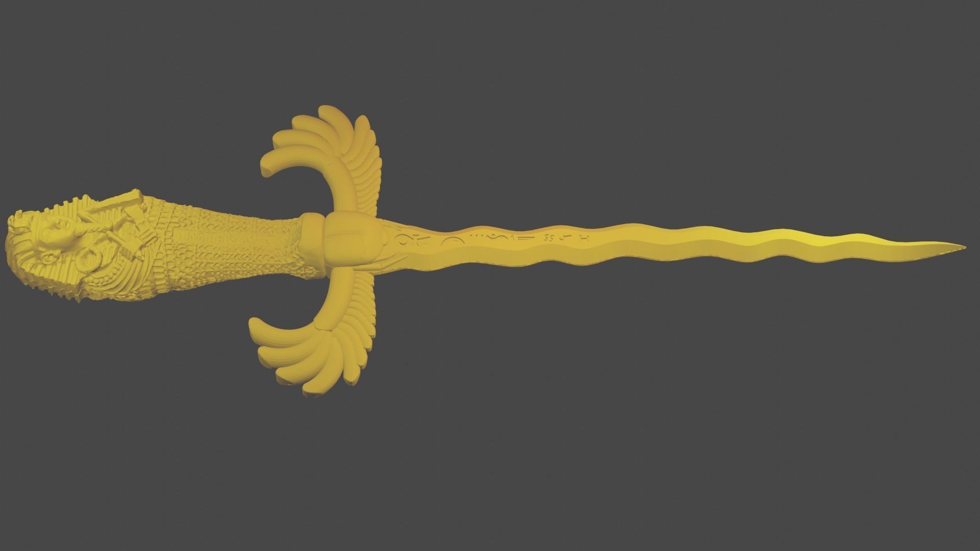 ANCIENT EGYPT DAGGER 3D print model_5