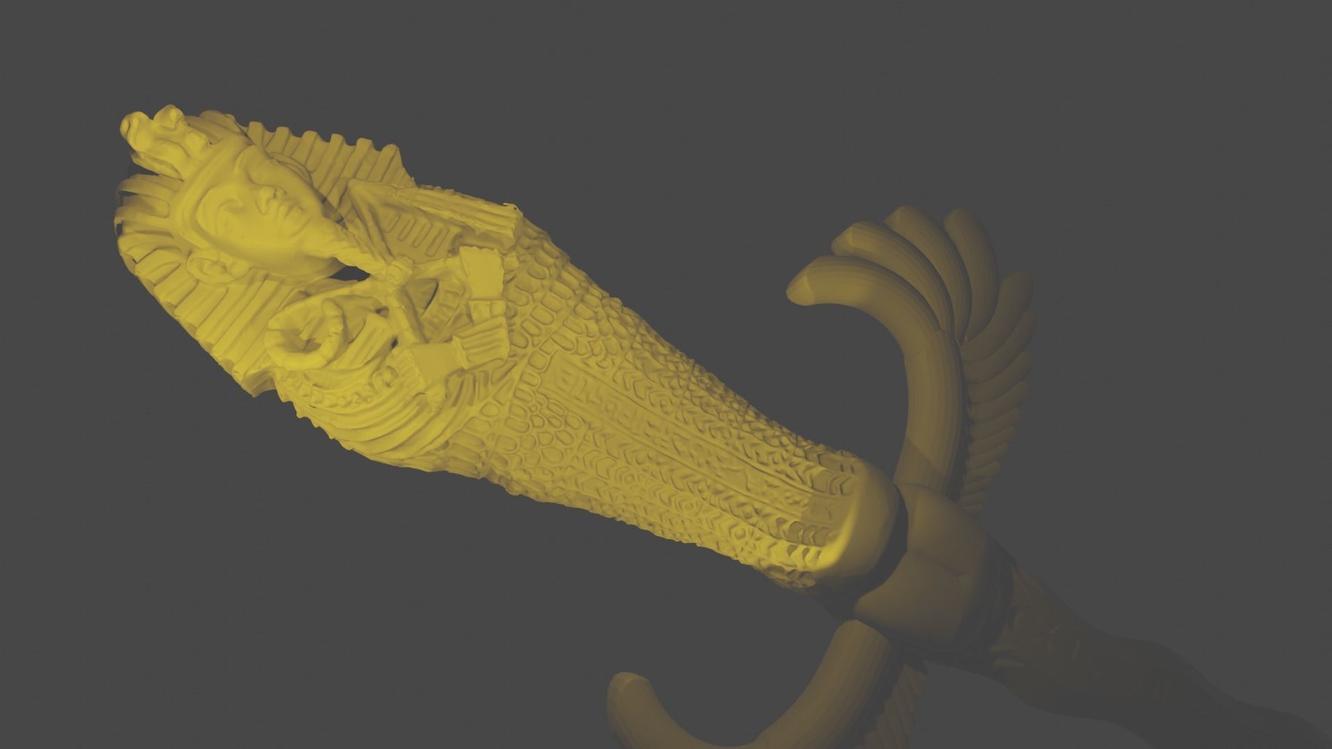 ANCIENT EGYPT DAGGER 3D print model_2