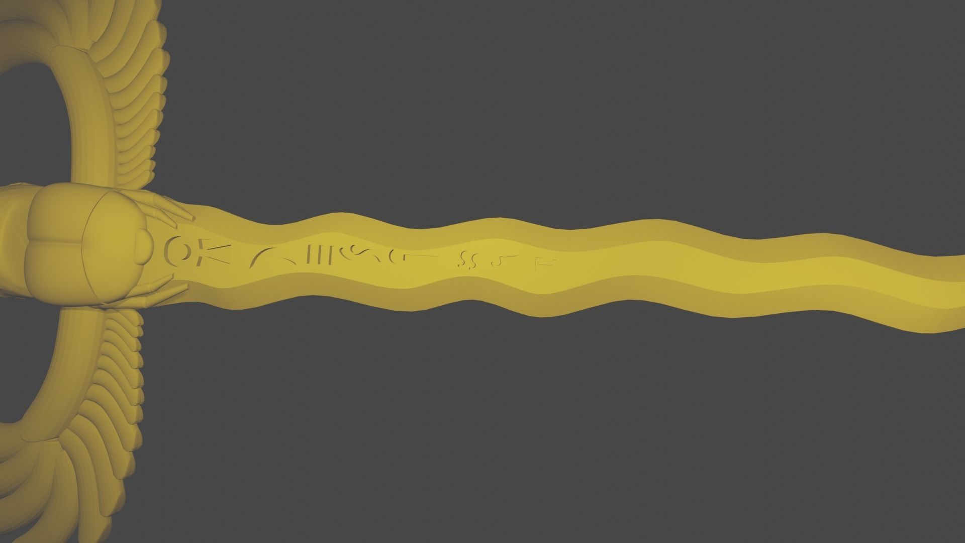 ANCIENT EGYPT DAGGER 3D print model_4