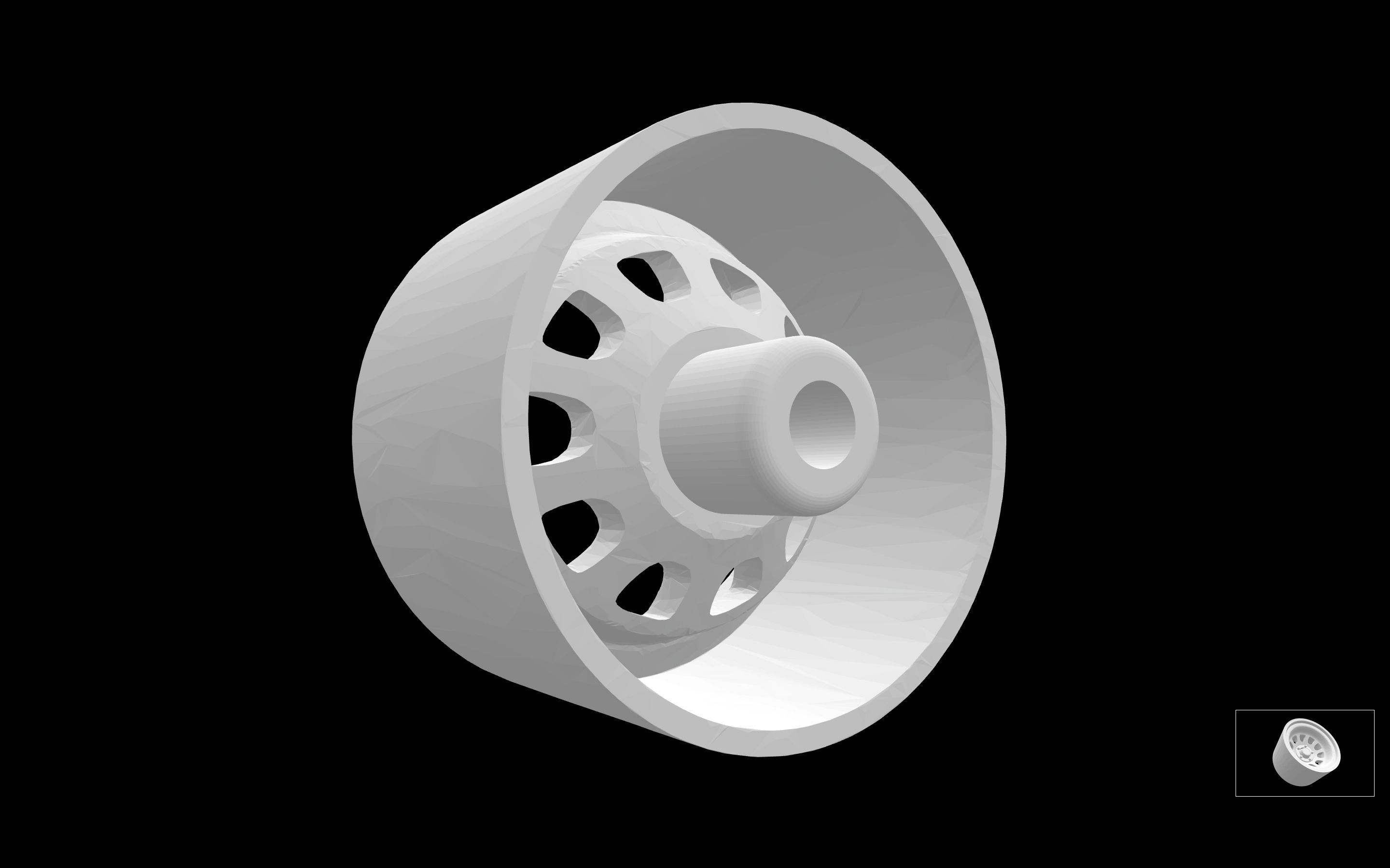 D Hole Steelies 3D print model_5