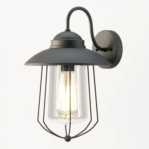 Chesworth Exterior Wall Light 3D model