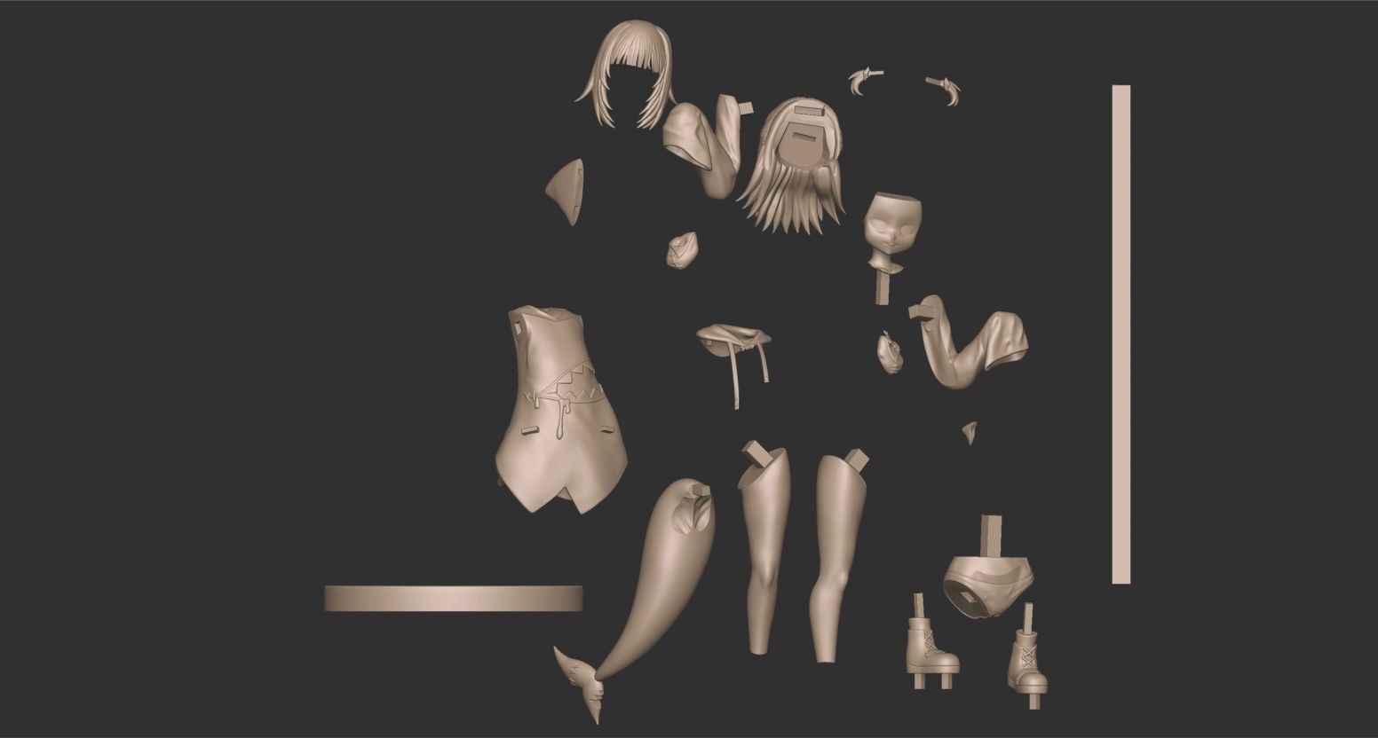 Hololive Gawr gura 3d print model 3D print model_8