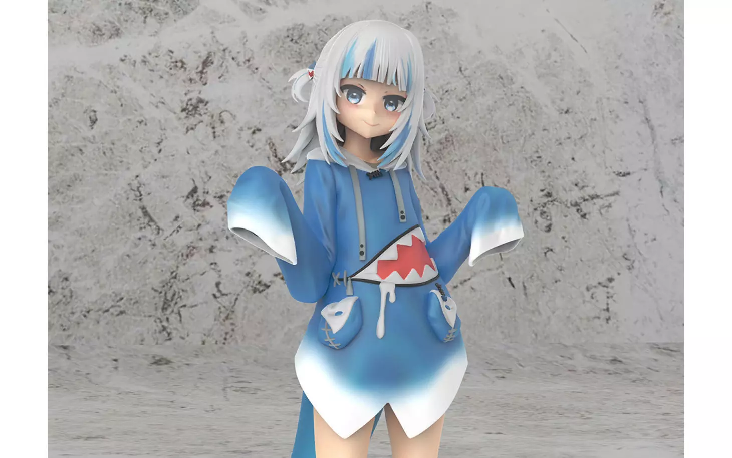 Hololive Gawr gura 3d print model 3D print model_0