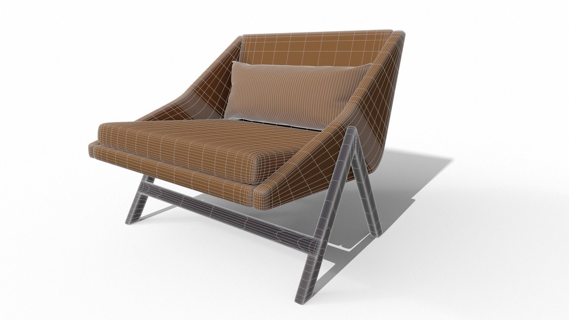 Mod Triad Lounge Chair 3d model Free 3D model_5