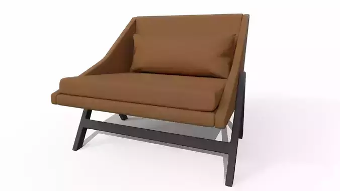 Mod Triad Lounge Chair 3d model