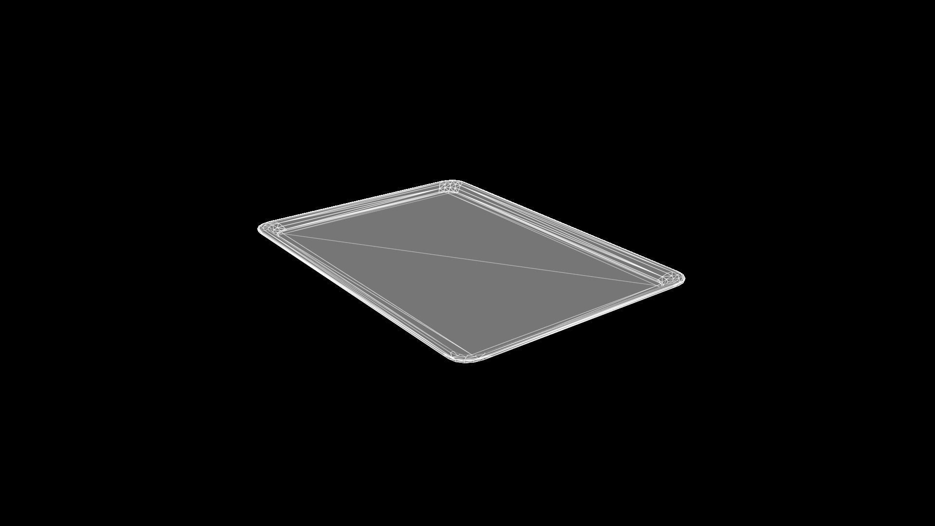 Lab Tray Low-poly 3D model_6