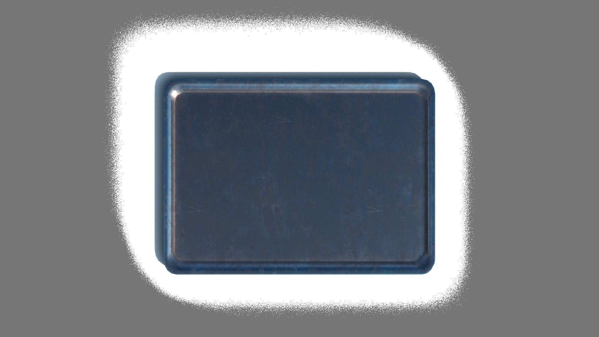 Lab Tray Low-poly 3D model_2