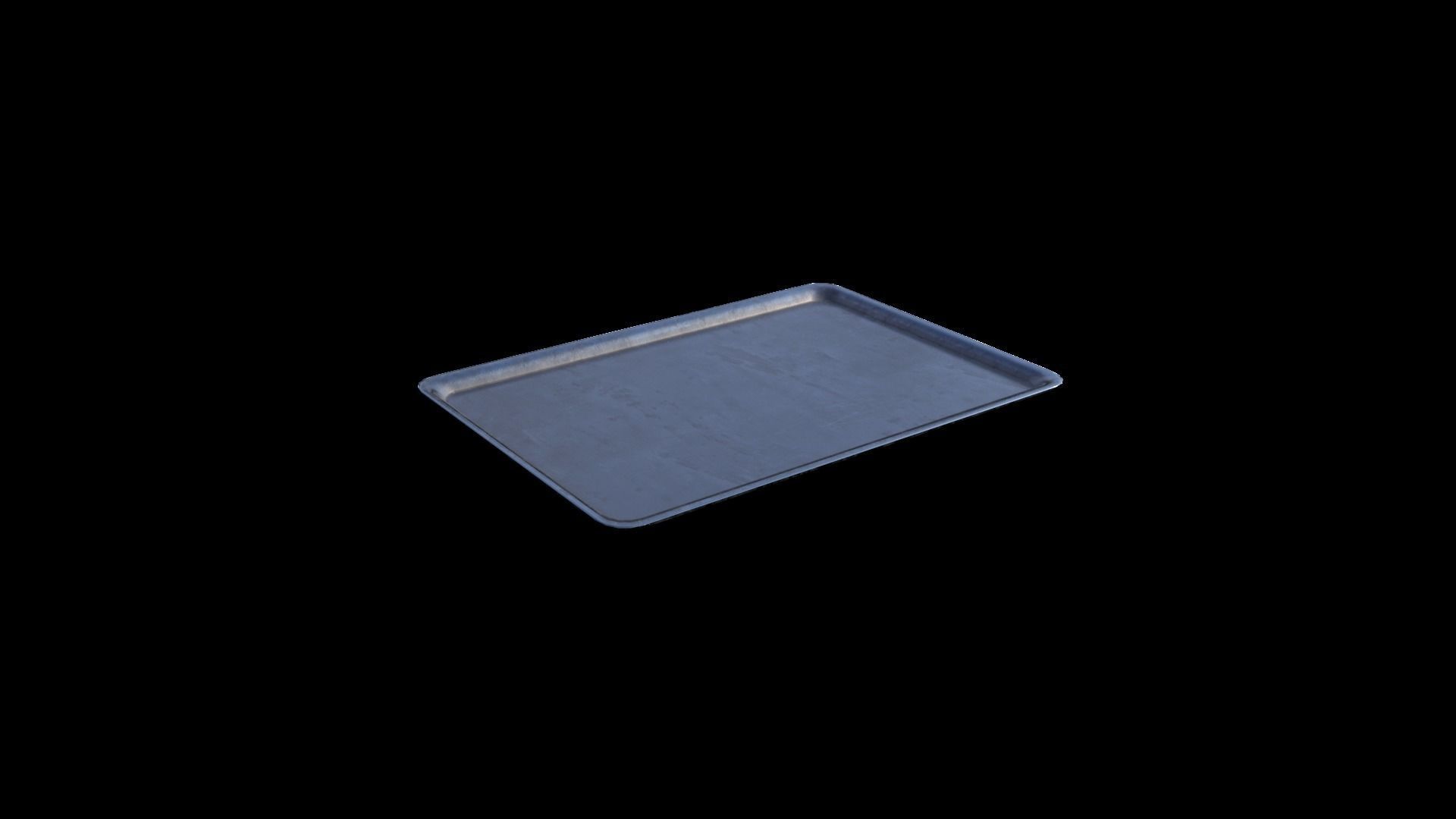 Lab Tray Low-poly 3D model_1