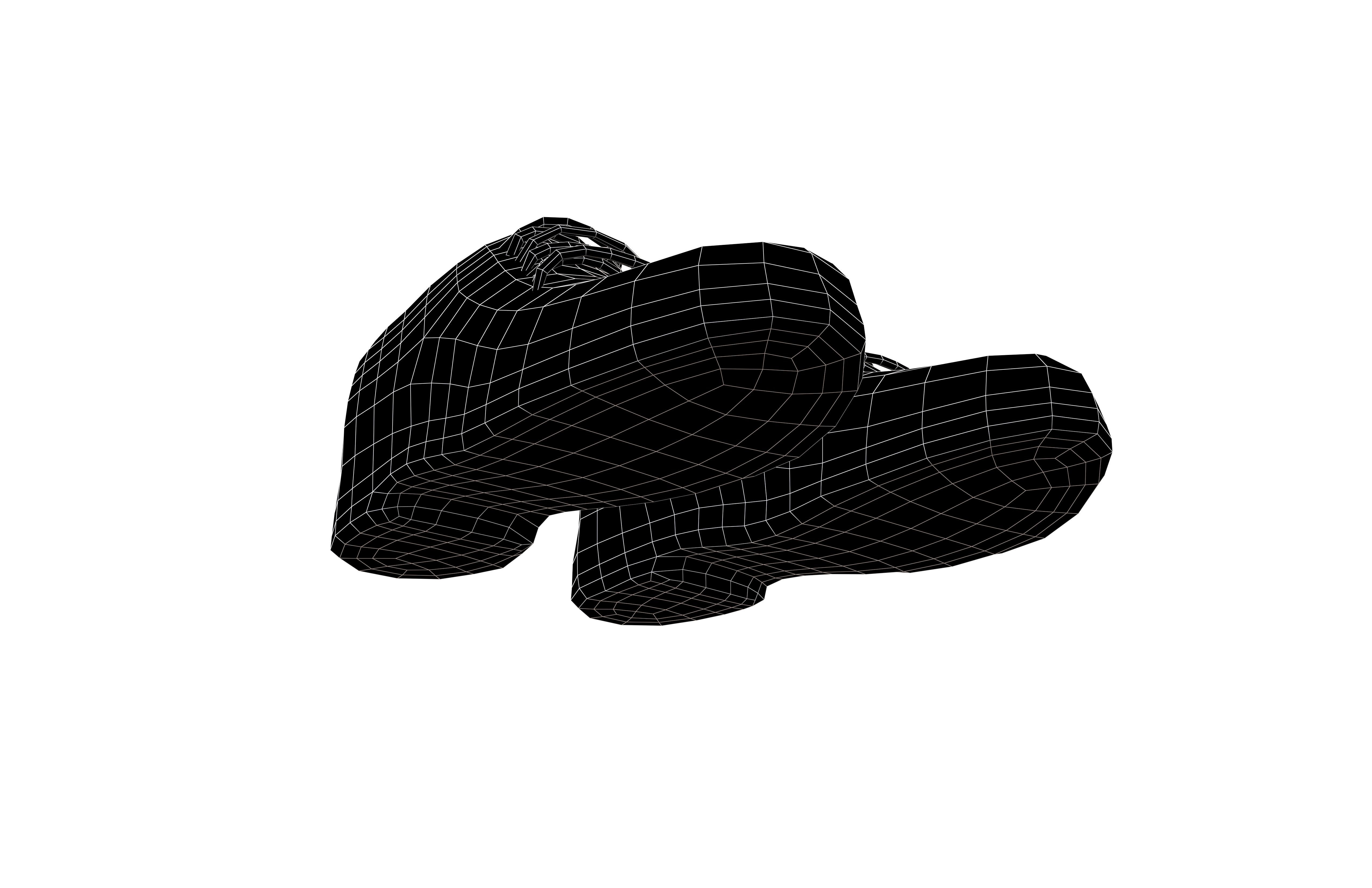 Leather Shoes v1 002 Low-poly 3D model_7