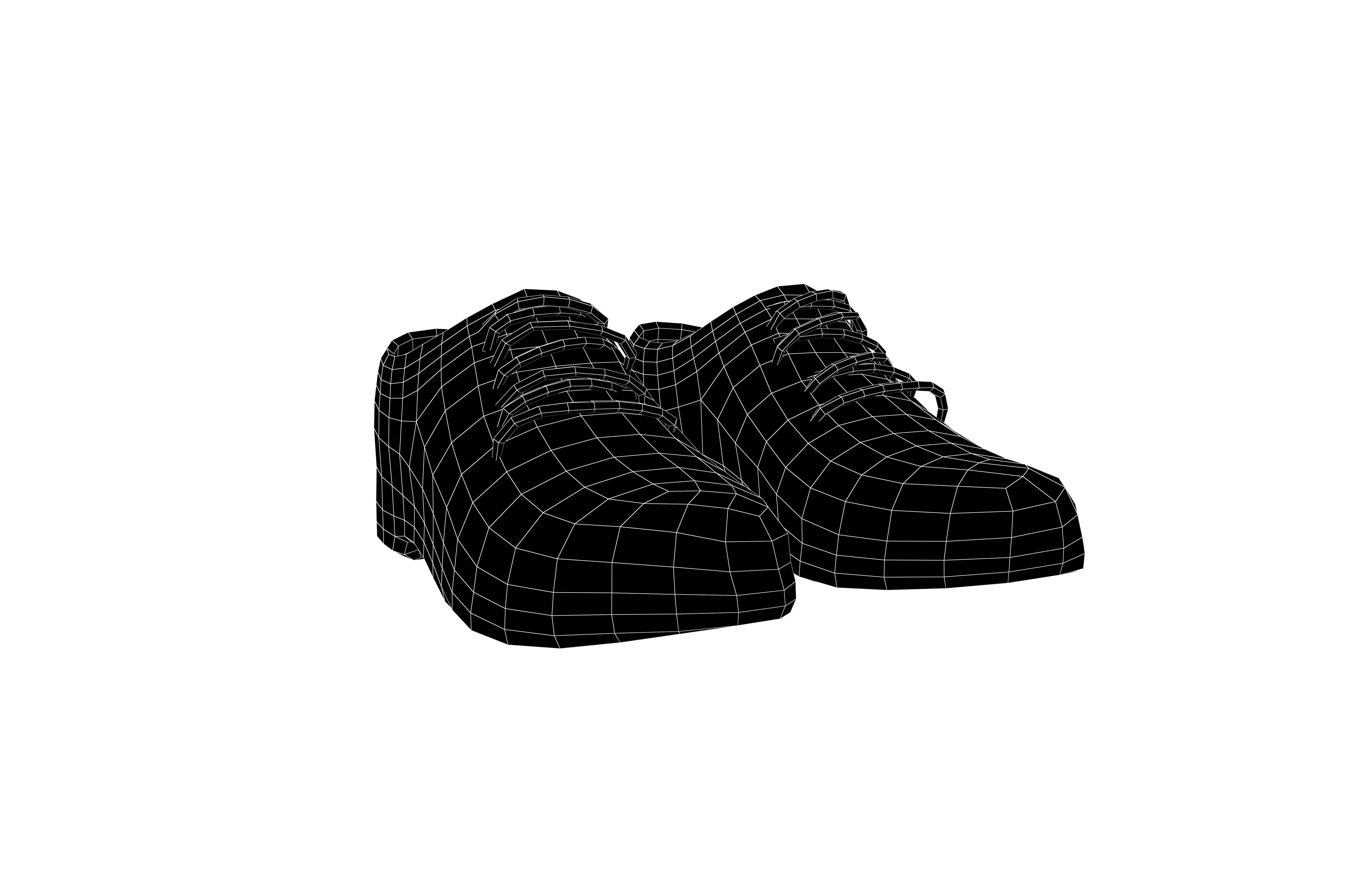Leather Shoes v1 002 Low-poly 3D model_5