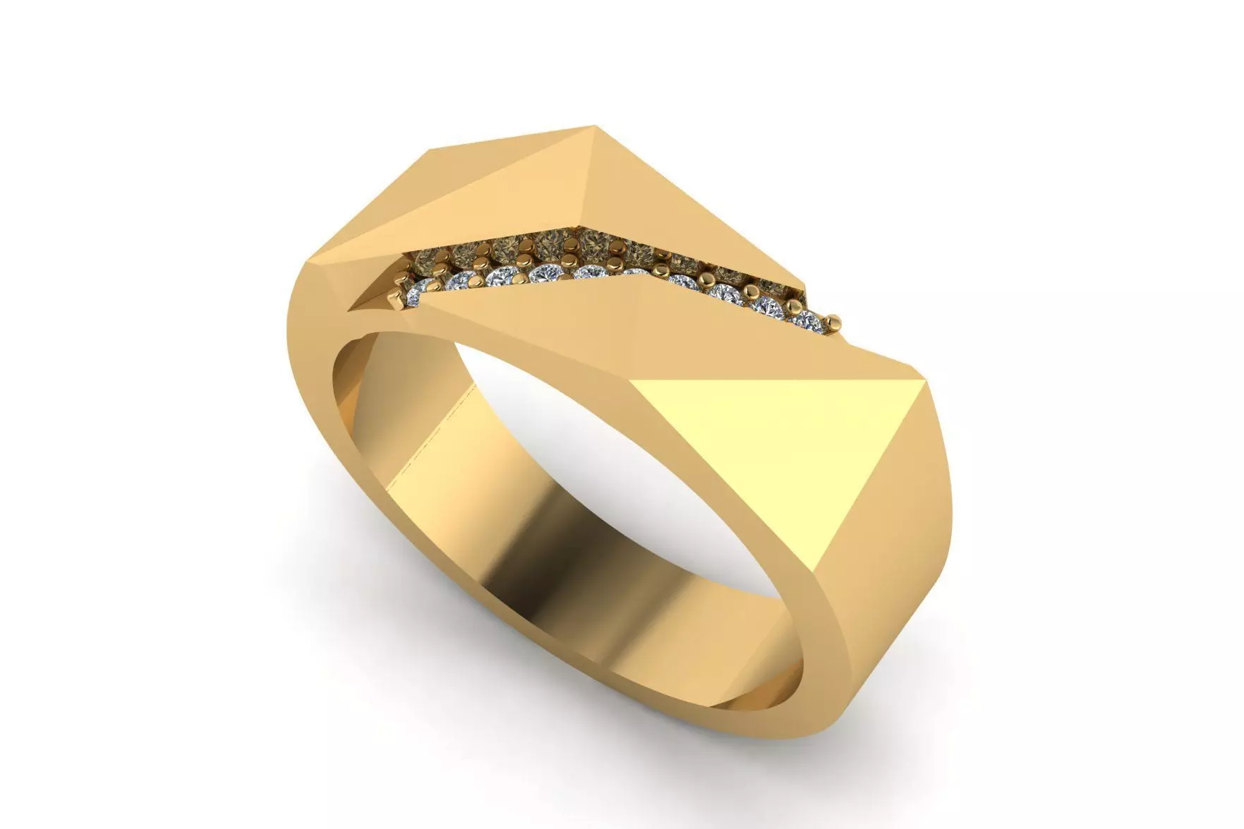 Diamond Ring R 136 3D print model