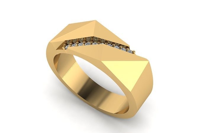 Diamond Ring R 136 3D print model