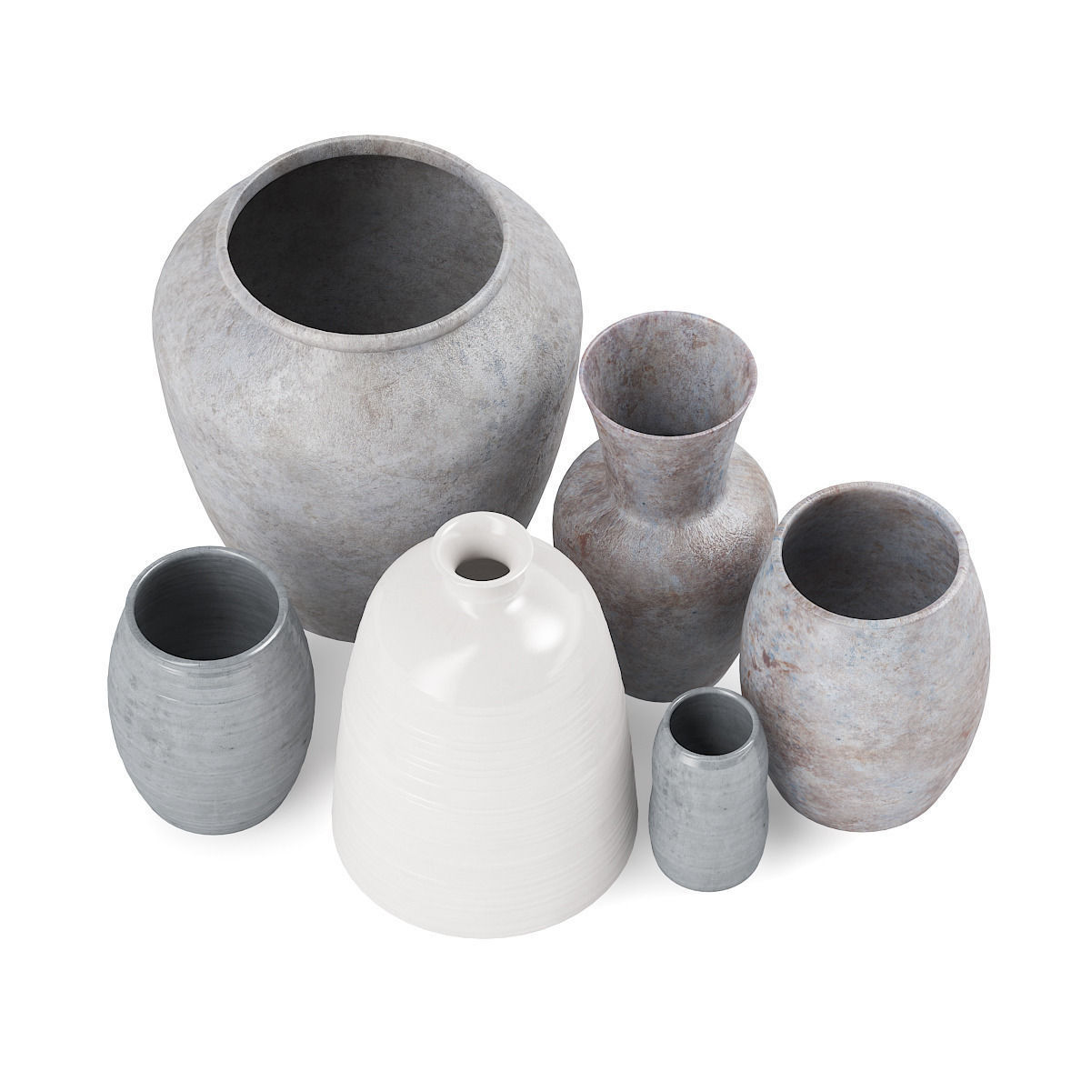 Ceramic Vases 3D model_2