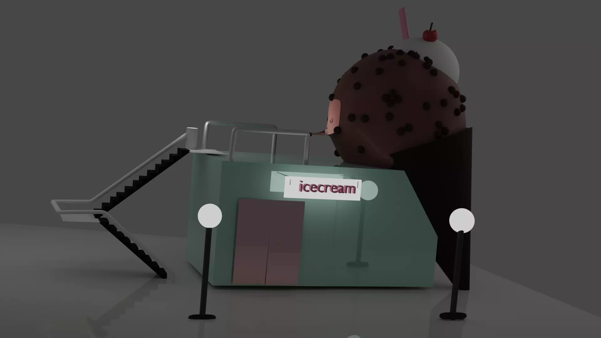 icecreamshop ice cream shop 3D model