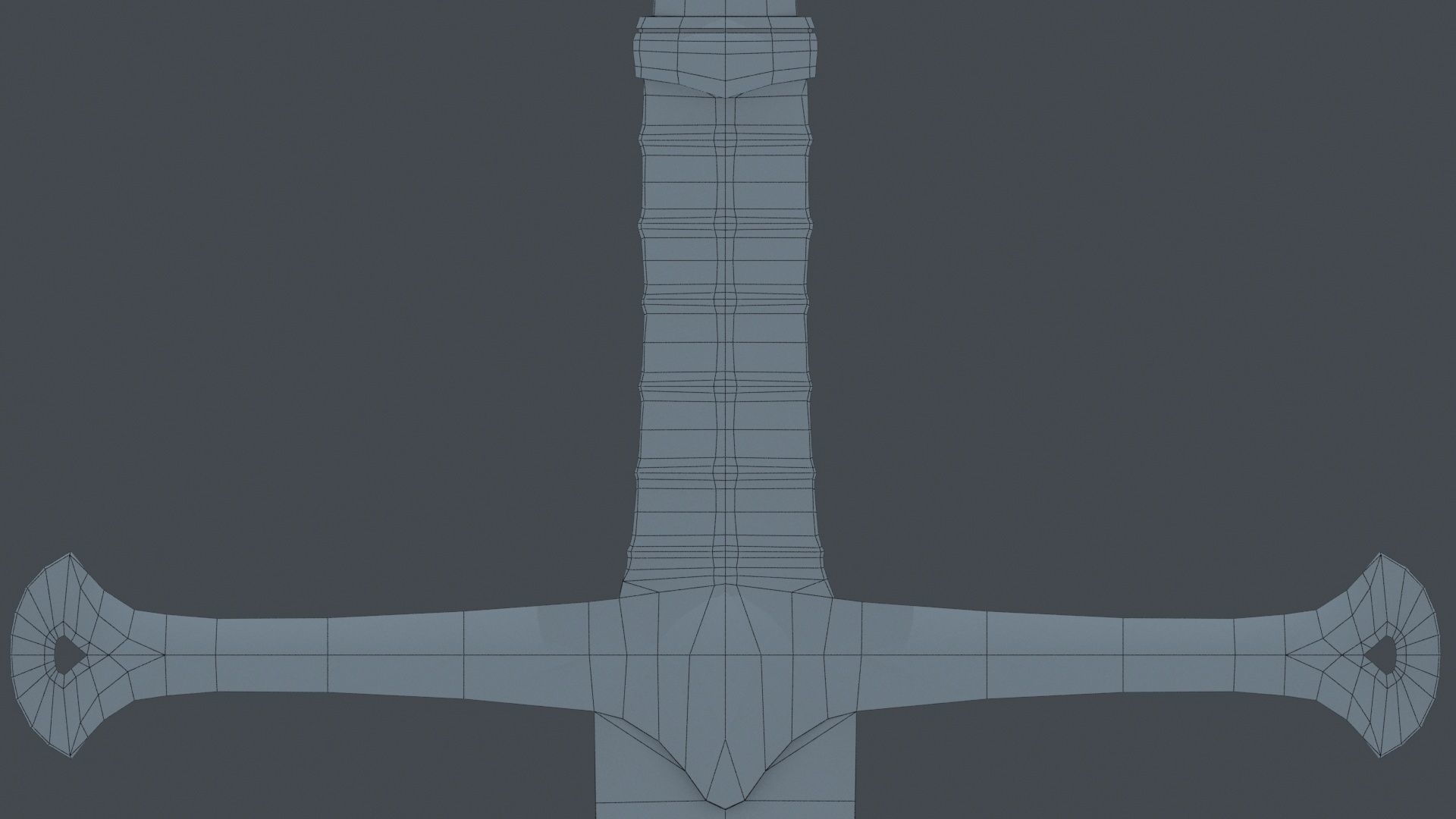Anduril sword Low-poly 3D model_8