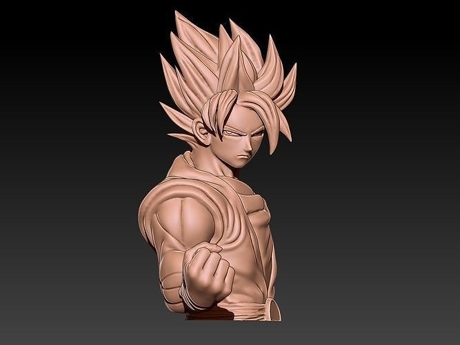 Goku 3d Model dragon ball z statue 3D print model