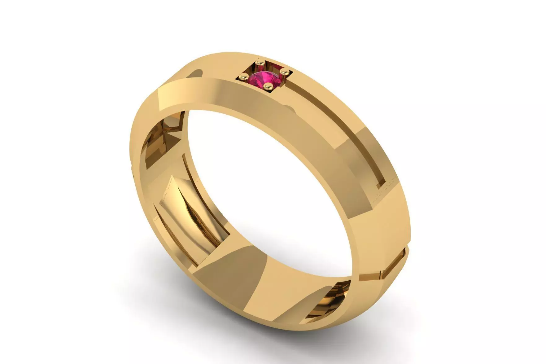 solitaire Ring R 138 3D print model
