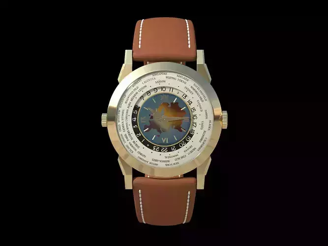 Patek Philippe Two Crown World time 2523