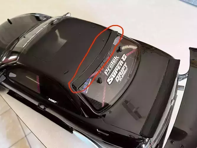 Roof wing 10th scale