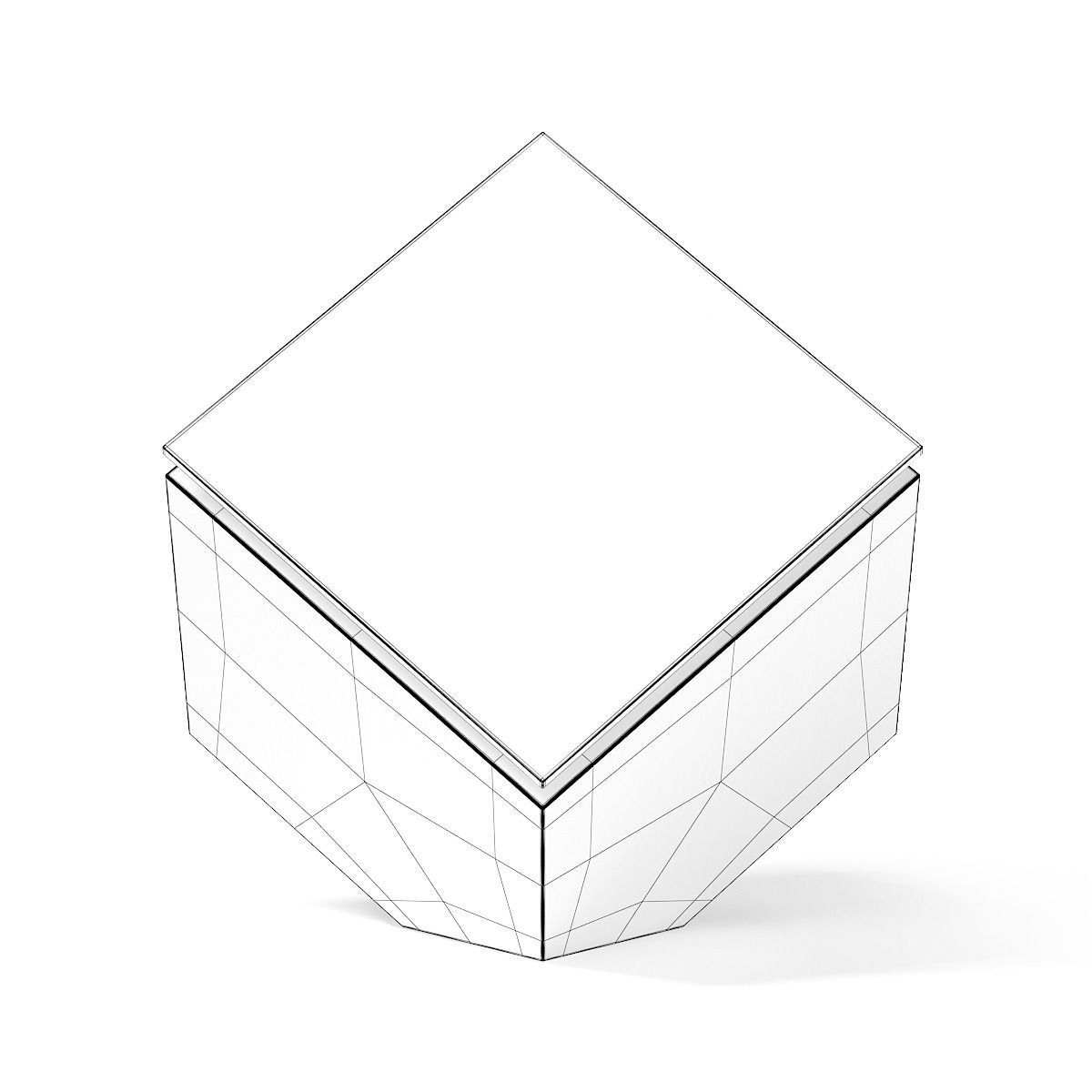 Cubic Clock 3D model_1