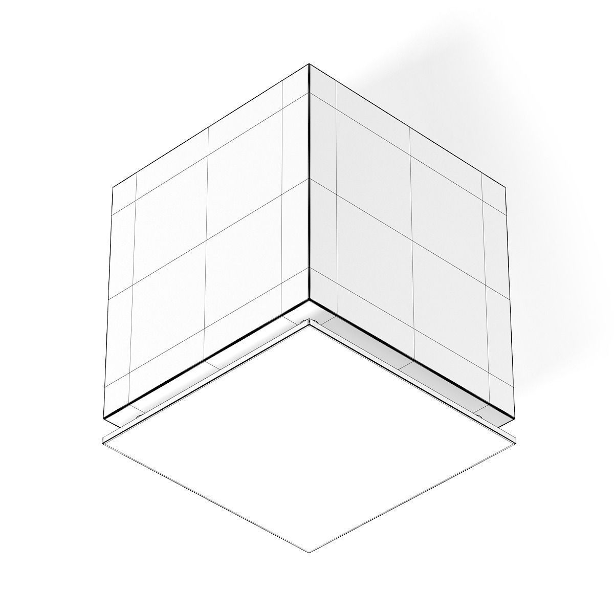 Cubic Clock 3D model_3