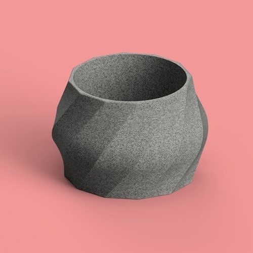 Poligonial Planter  3D print model