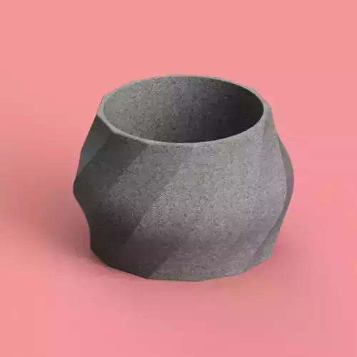 Poligonial Planter  3D print model