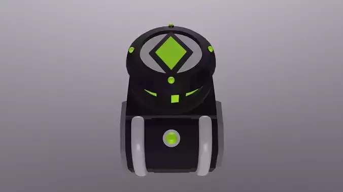 Omnitrix futuristic device with light