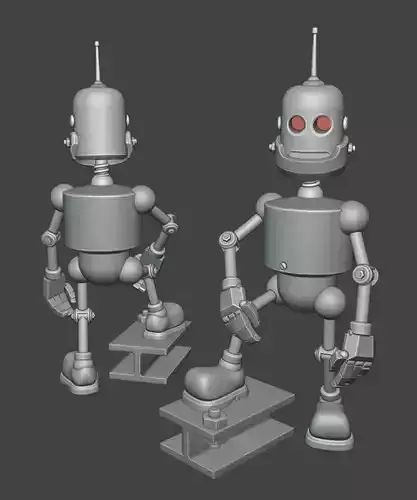 Little robot ROBBY 3D print model