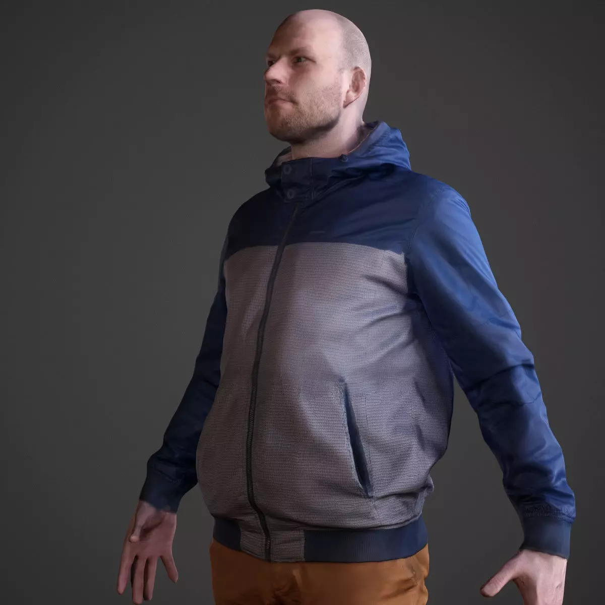 Casual Man Low-poly 3D model
