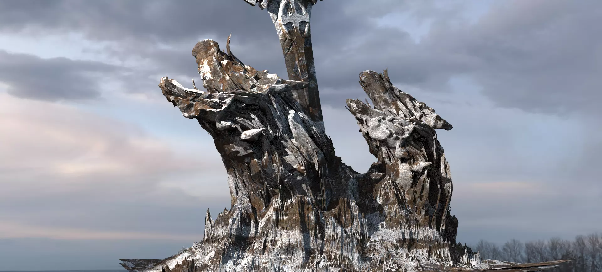 Dragon Master Mountain 3D model